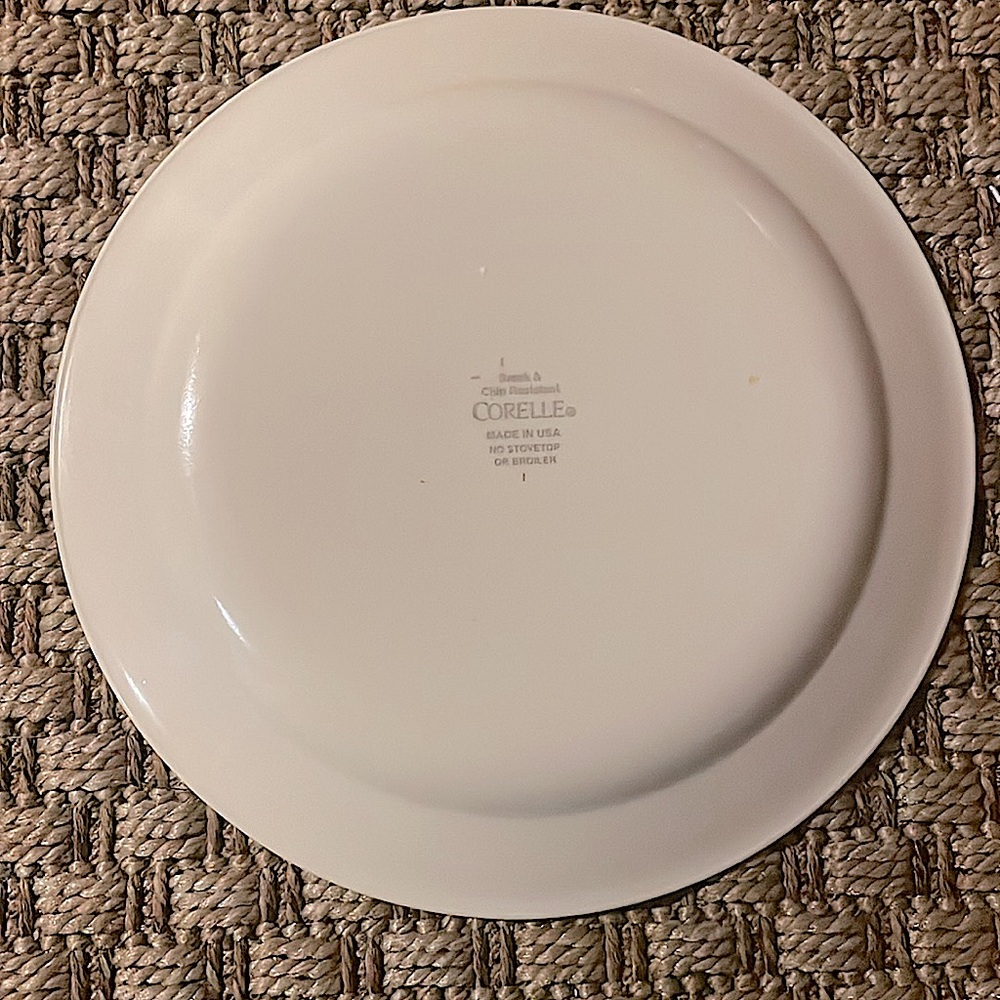 9 Corelle Impressions chip/break resistant. 7-1/4”Salad/Dessert textured Leaves - Picture 6 of 6